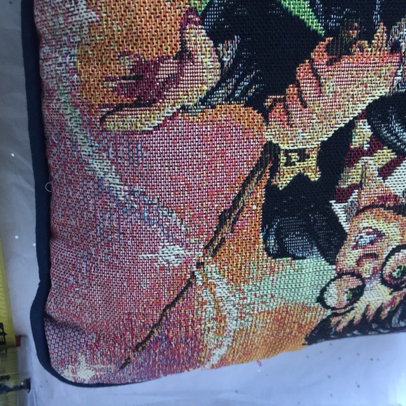 Harry Potter Wizard Wand Vintage Square Throw Pillow 12 x 12 Needlepoint design. - Picture 16 of 16